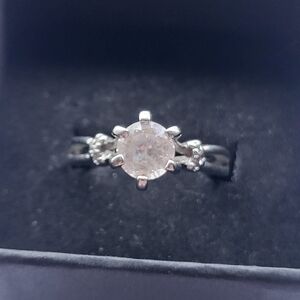 Platinum Diamond Ring Pt950